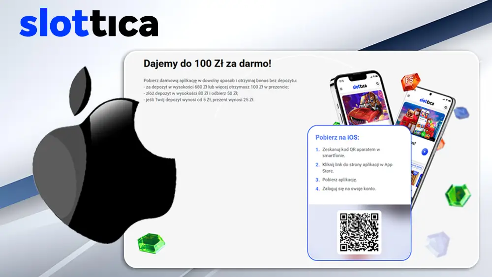 Aplikacja Slottica na iOS