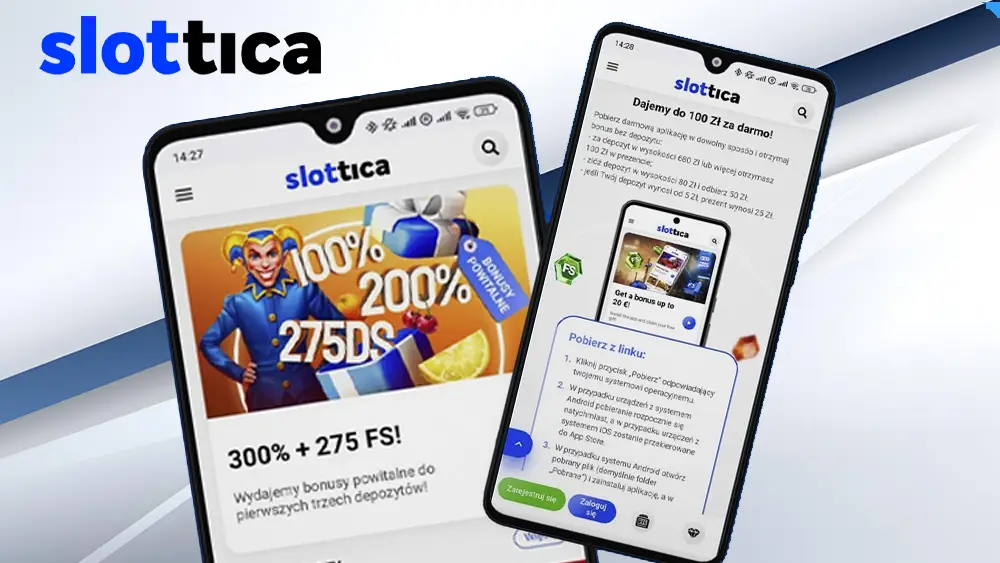 Aplikacja Slottica na Android i iOS